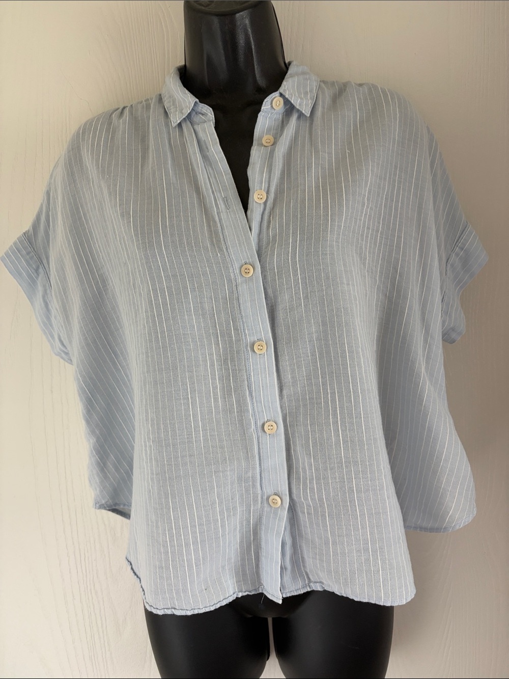 Madewell Cotton Crop Shirt